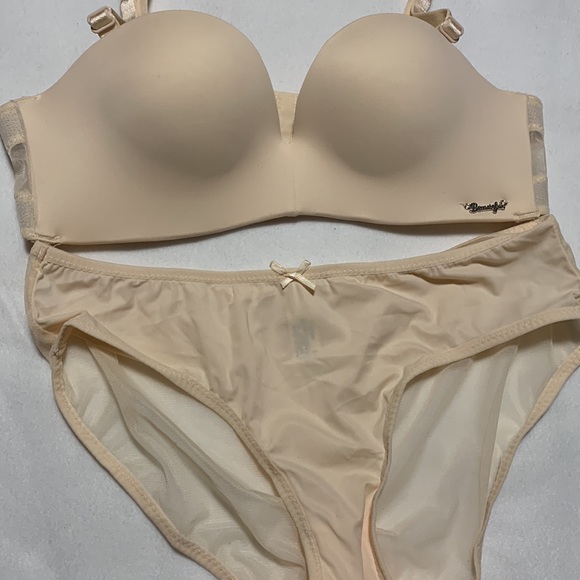 New Seamless Bra + Panties Set 34B - Picture 4 of 8